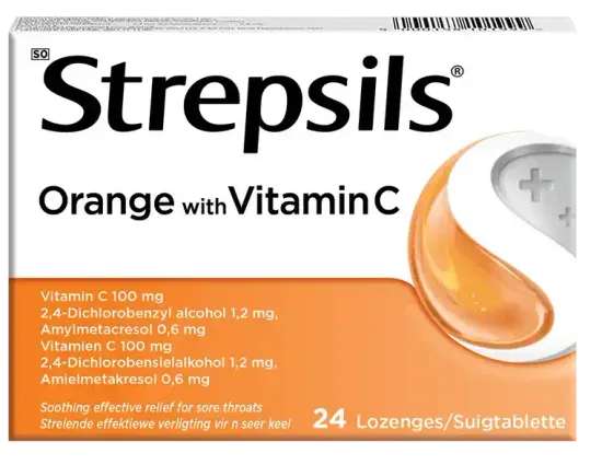 Strepsils Orange with Vitamin C